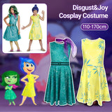 Disgust & Joy Cosplay Costume