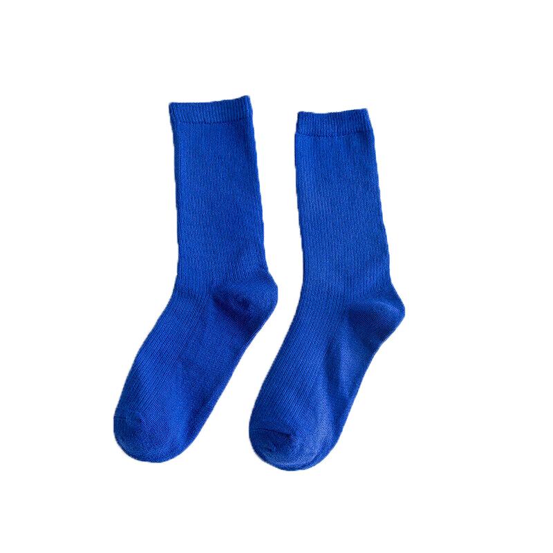 Classic Solid Color Dress Socks