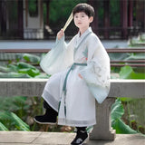 Serene Scholar Children's Hanfu - Traditional Cultural Clothing