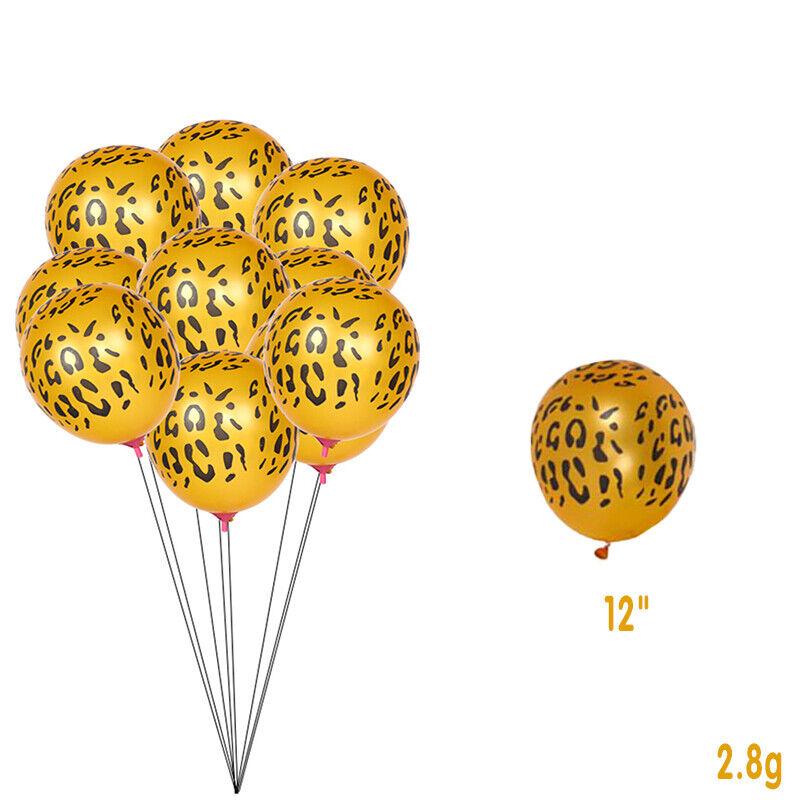 Wild Leopard Spots Latex Balloons