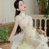 Floral Women's Two Piece Hanfu Dress