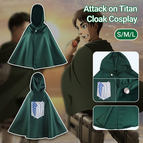 Attack on Titan Wing Of Liberty Cloak With Hood