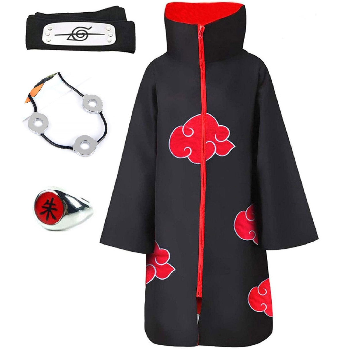 Naruto Akatsuki Taka Ninja Cloak Cosplay Costume