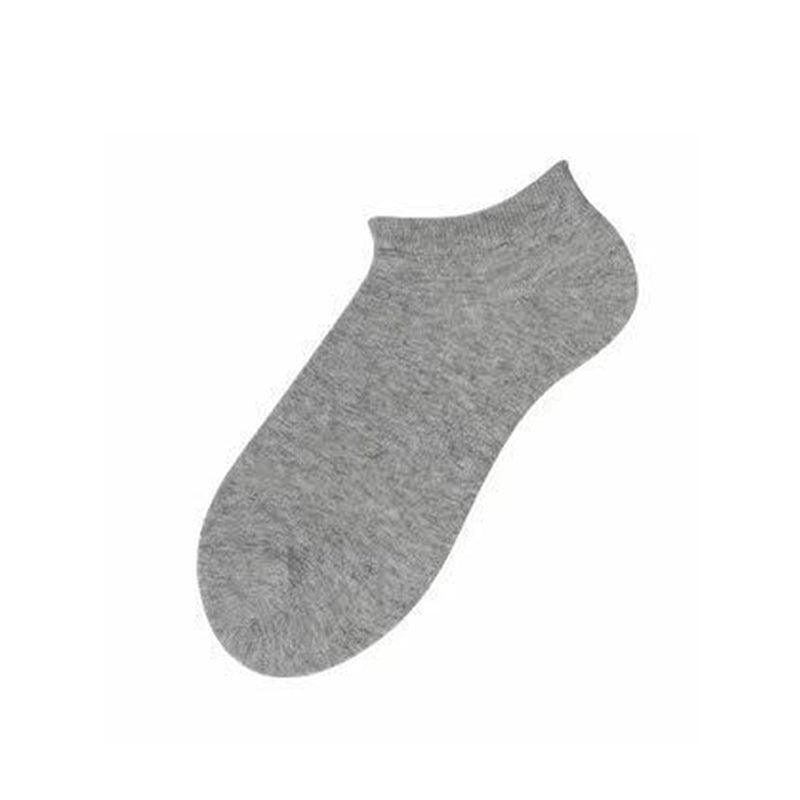 Classic Solid Cotton Boat Socks