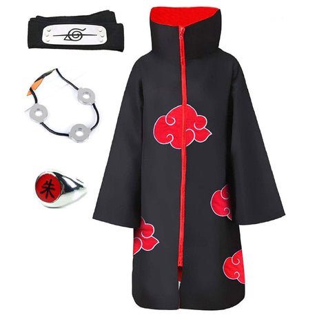 Naruto Akatsuki Taka Ninja Cloak Cosplay Costume