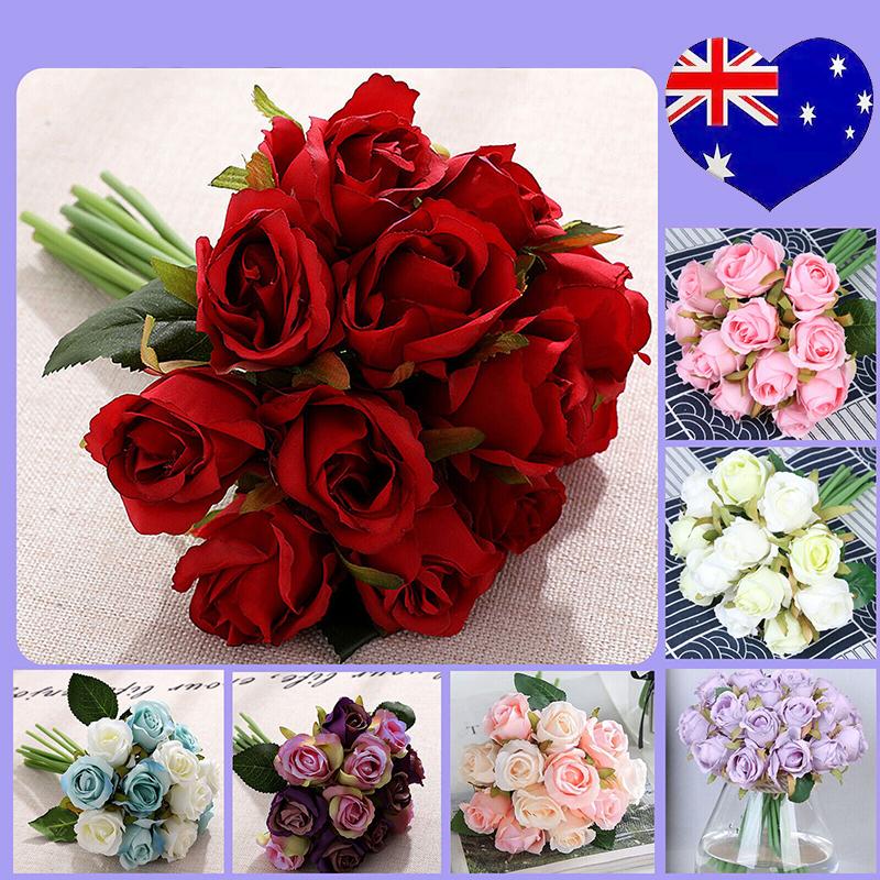 Artificial Silk Rose Bouquets