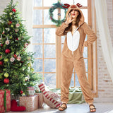 Adult Reindeer Onesie Cosplay Costume