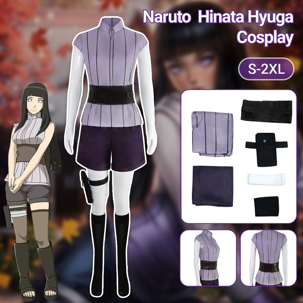 Naruto Hinata Cosplay costume