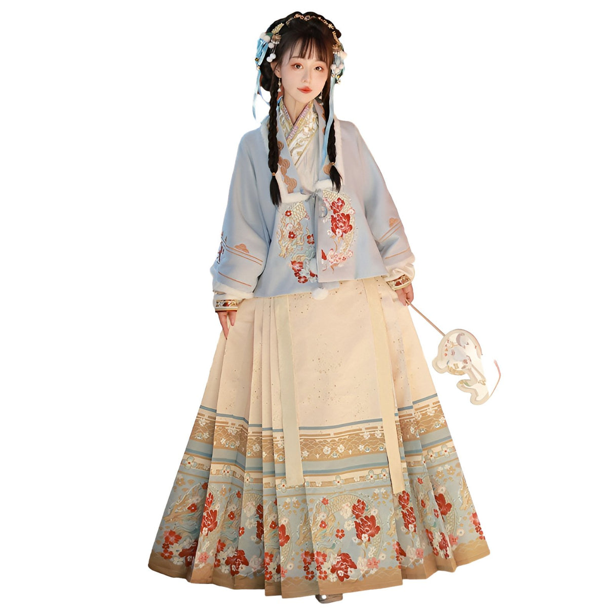 Ming-Style Women's Hanfu with Mamianqun