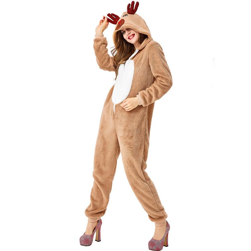 Adult Reindeer Onesie Cosplay Costume