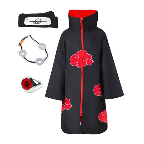 Naruto Akatsuki Taka Ninja Cloak Cosplay Costume