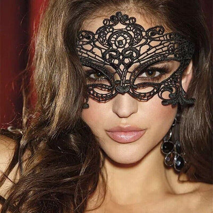 Black Lace Eye Mask Cosplay Prop