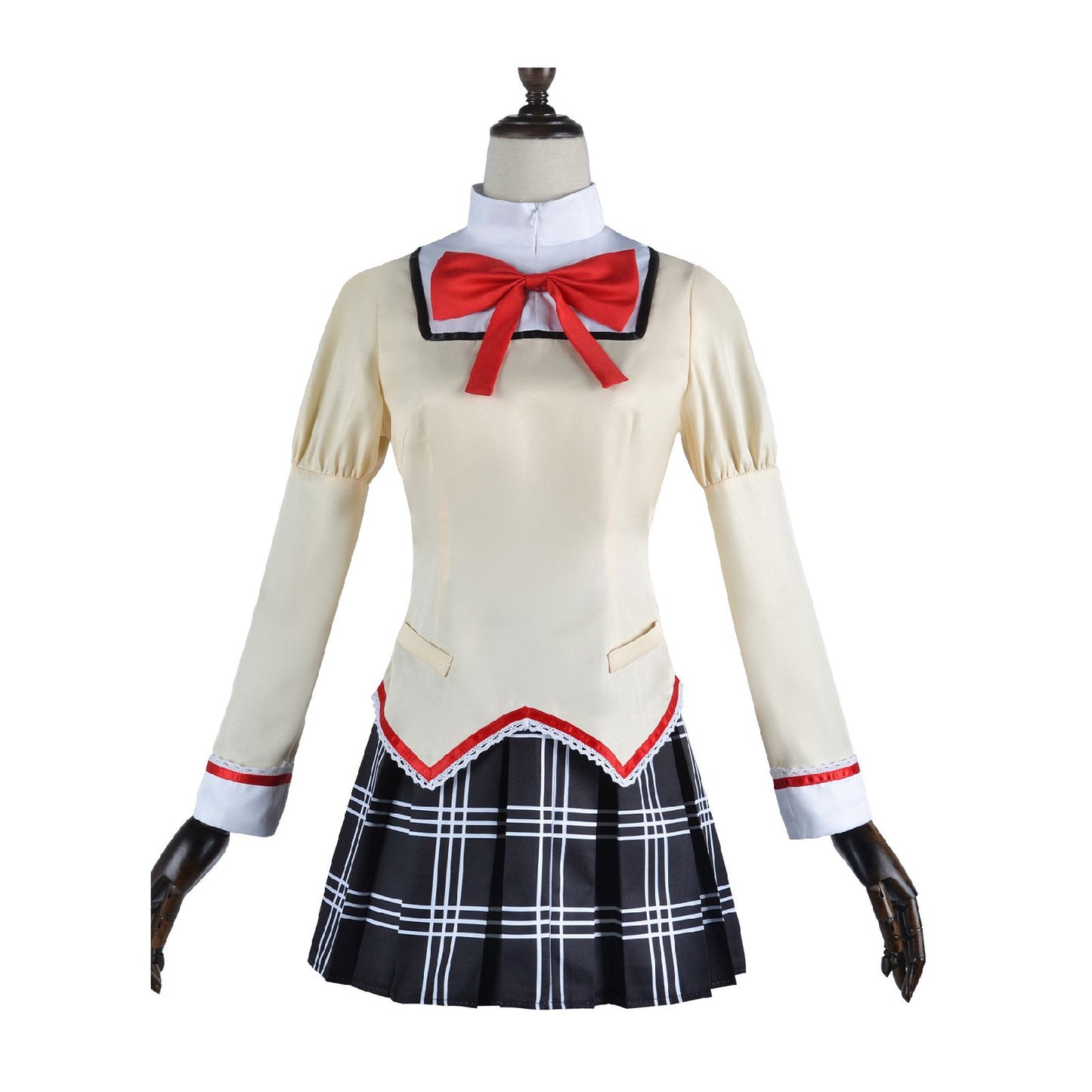 Madoka Magica Kaname Cosplay Costume Uniform Dress