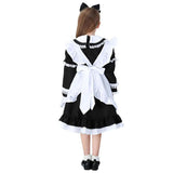 Fairy Tales Fantasy Wonderland Blue Maid Halloween Costume Princess Dress Cosplay Girls Costume - Aimall