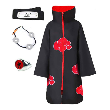 Naruto Akatsuki Taka Ninja Cloak Cosplay Costume