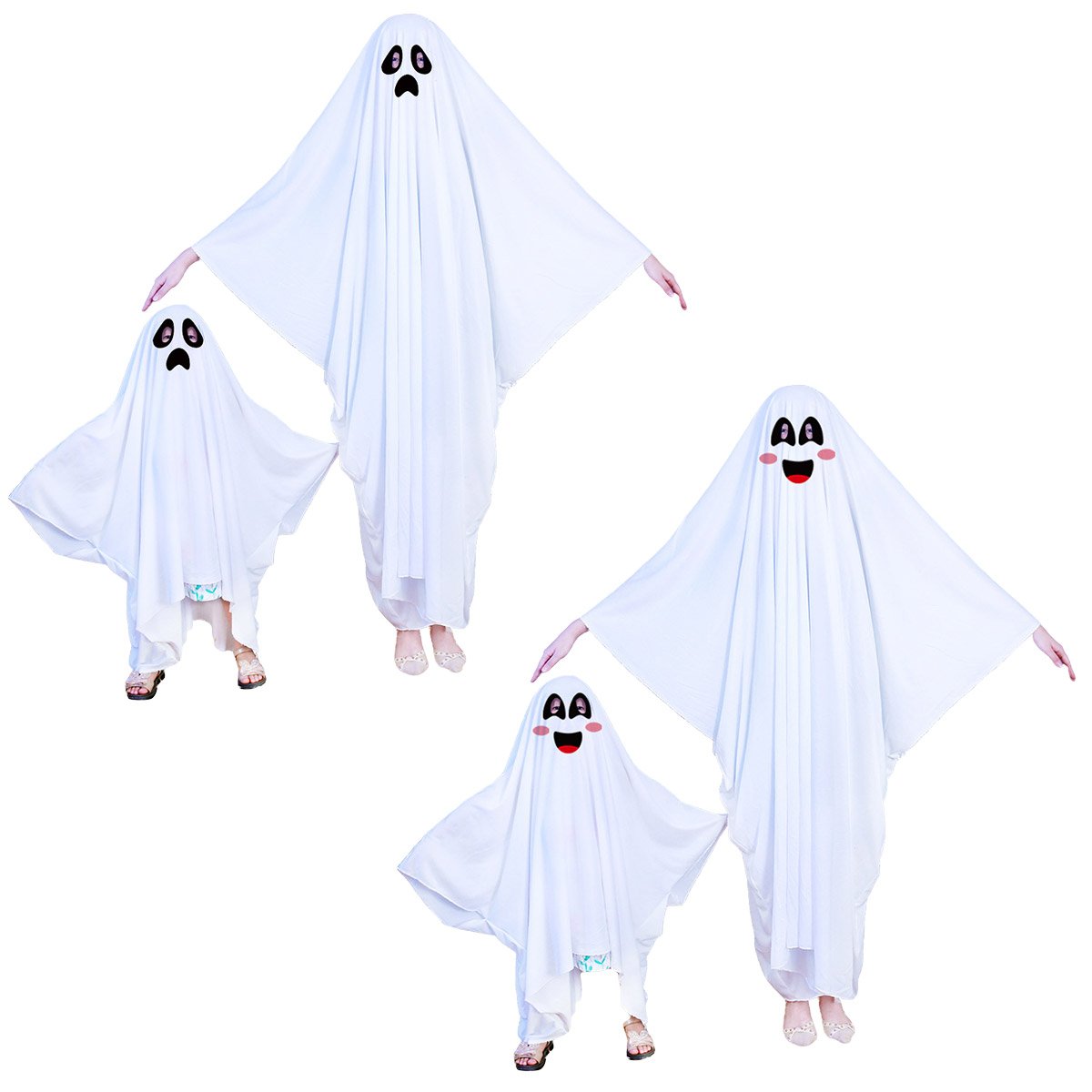 White Ghost Cloak Halloween Costume