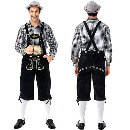 Traditional Bavarian Oktoberfest Lederhosen Outfit