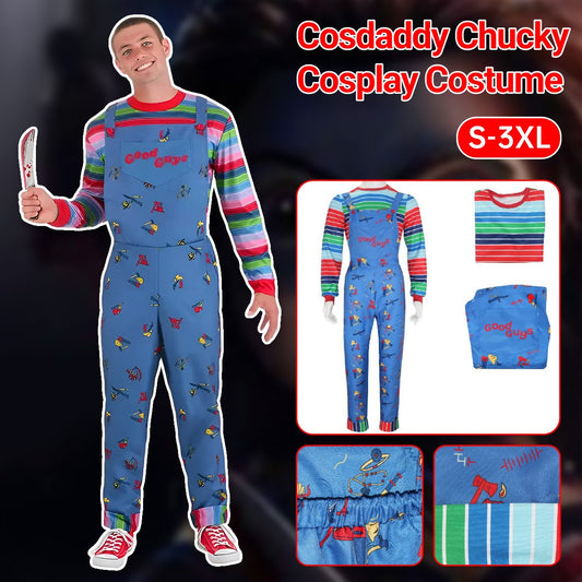 Chucky Cosplay Costume For Mens