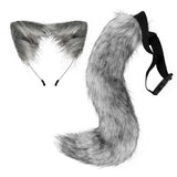 Cat Ear Headband and Fluffy Tail Cosplay Set