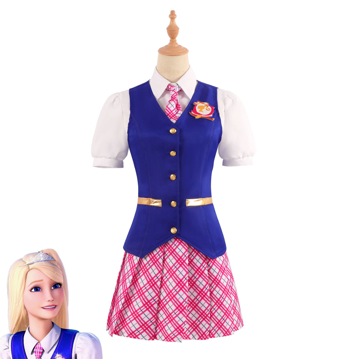 Barbie Delancey Princess School Costume