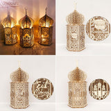 Traditional Wooden Ramadan Lamps