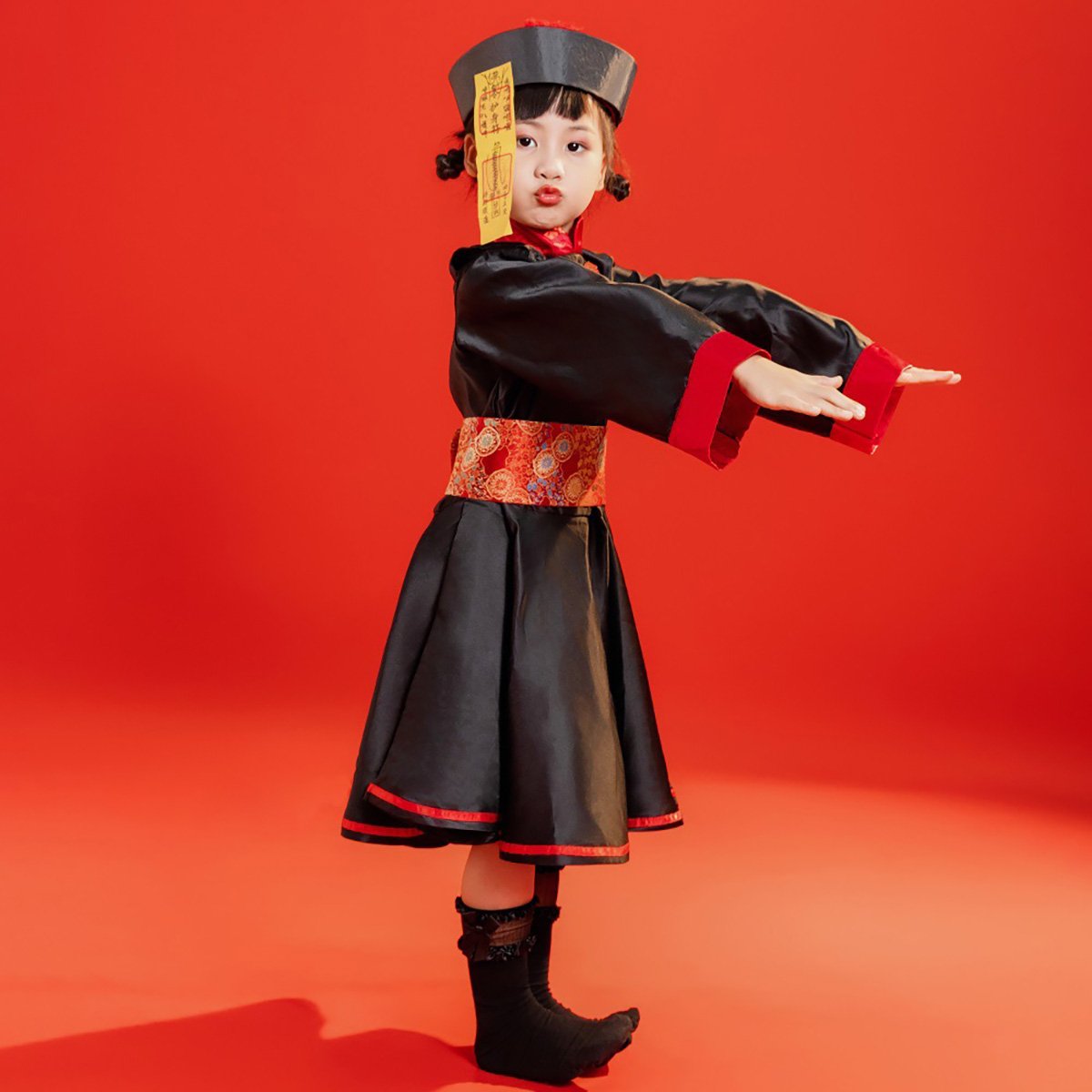 Kids Chinese Zombie Cosplay Costume