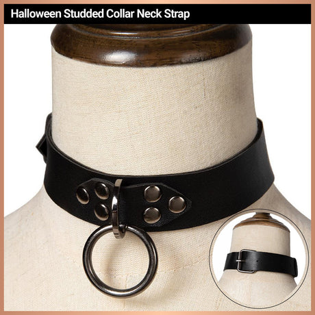 Adjustable Gothic Punk Neck Strap