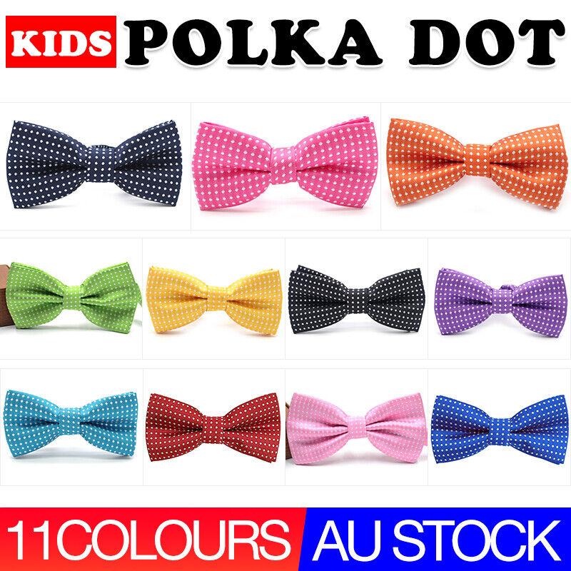 Kids Polka Dot Bow Ties