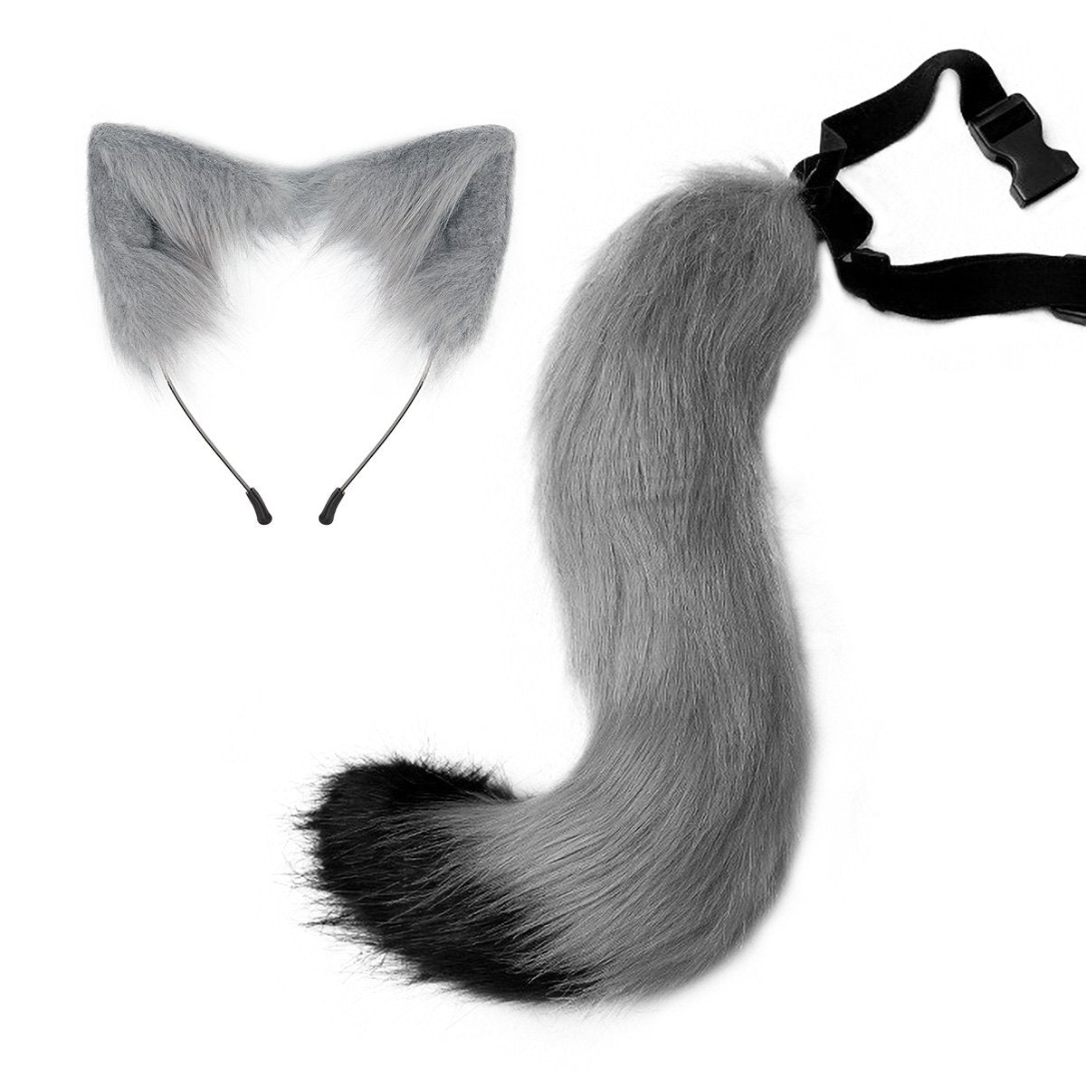 Halloween Cos Simulation Fox Plush Tail Hair Band Headdress