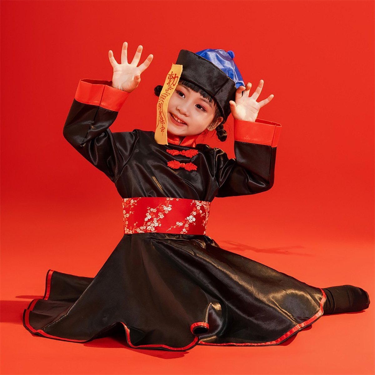 Kids Chinese Zombie Cosplay Costume