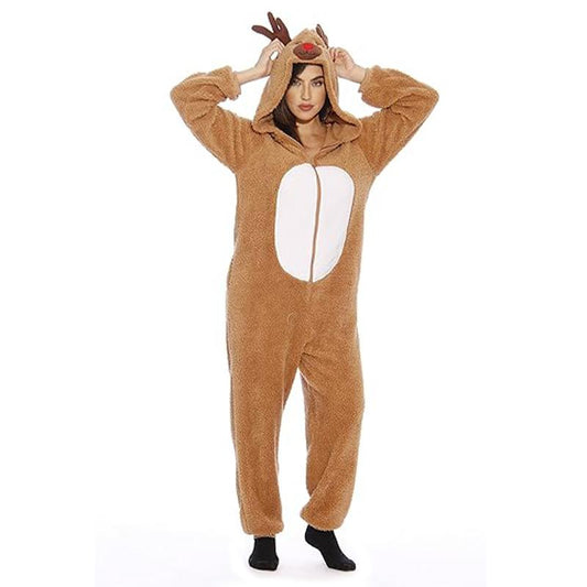 Adult Reindeer Onesie Cosplay Costume