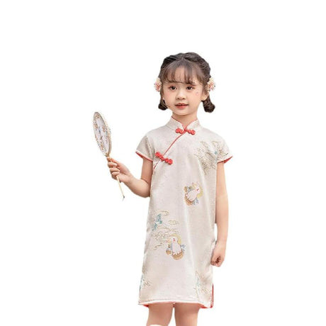 'Jade Rabbit' Girl's Chinese Qipao Dress