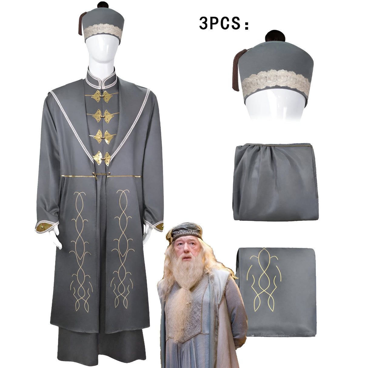 Harry Potter Dumbledore Cosplay Costume
