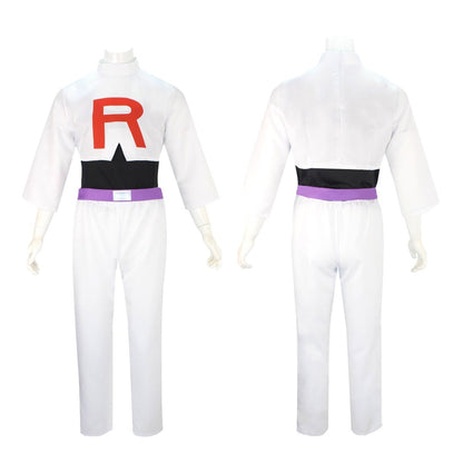 Pokémon Team Rocket James Cosplay Costume