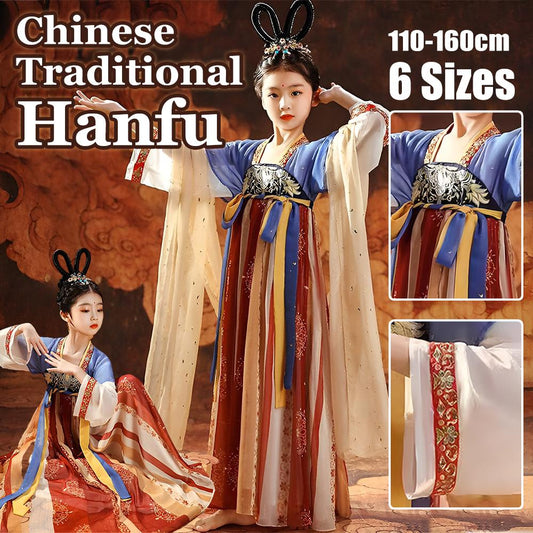 Kids' Dunhuang Princess Chinese traditional dress - elegant Hanfu