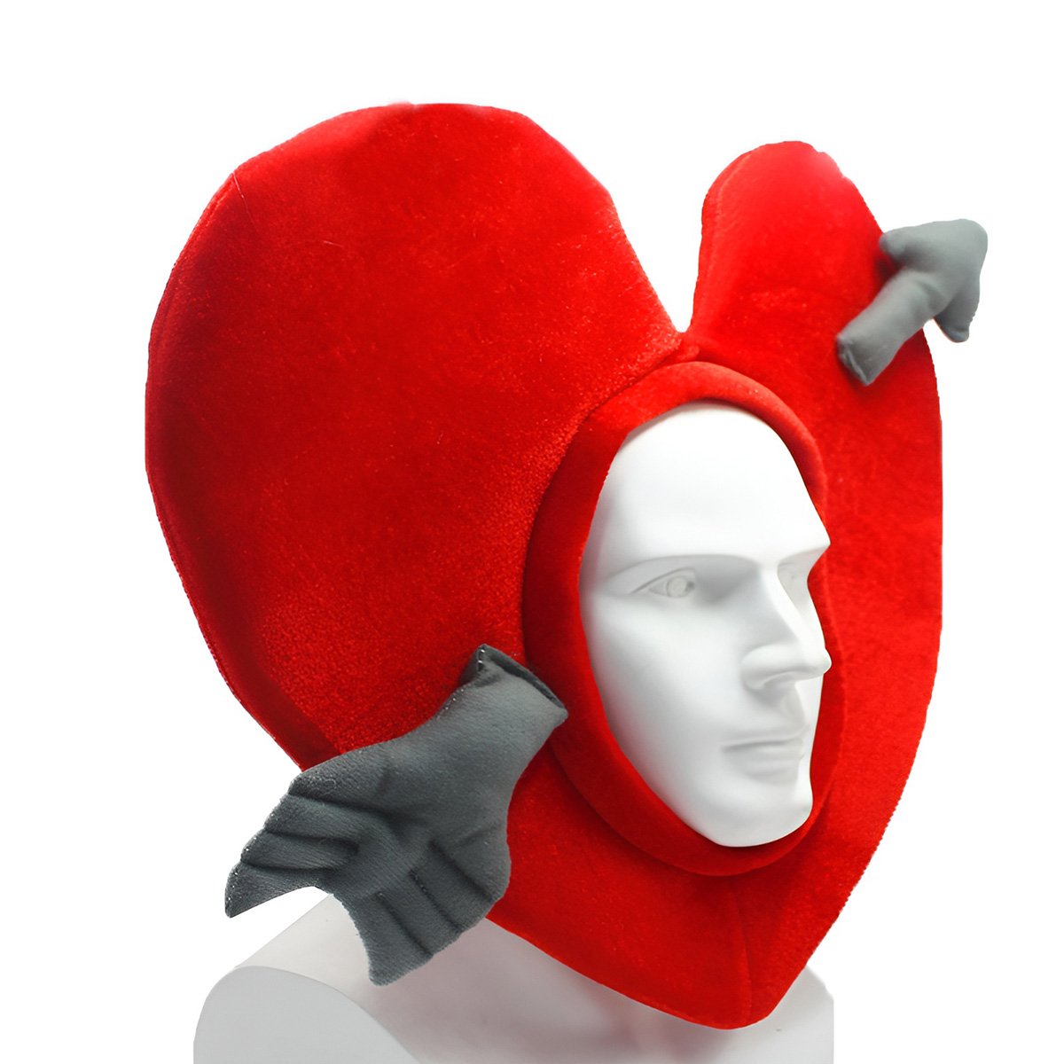 Red Heart Cartoon Love Headgear with Arrow