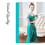 Jasmine Princess dress Aladdin Magic lamp princess dress set AU - Aimall