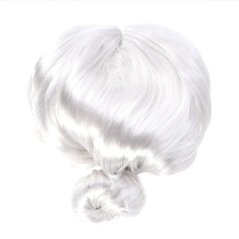 Authentic White Granny Wig