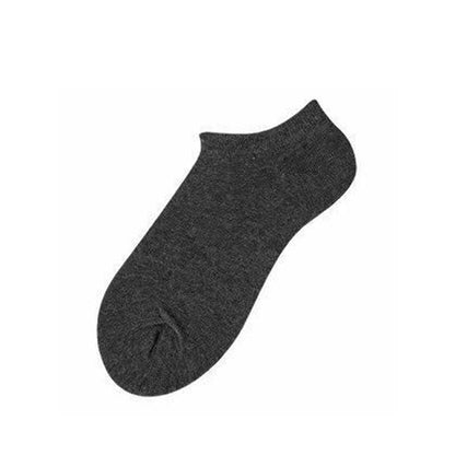 Classic Solid Cotton Boat Socks