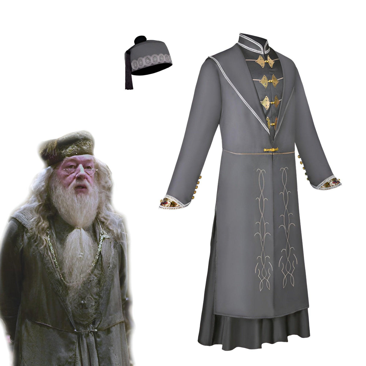 Harry Potter Costume Albus Dumbledore Cos Costume Voldemort Robe Snape Professor Fleur Costume - Aimall