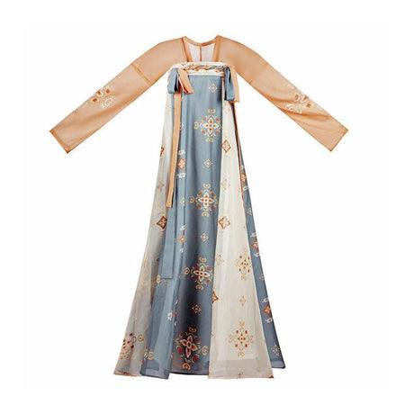 Tang Dynasty Hanfu dress for women with intricate patterns