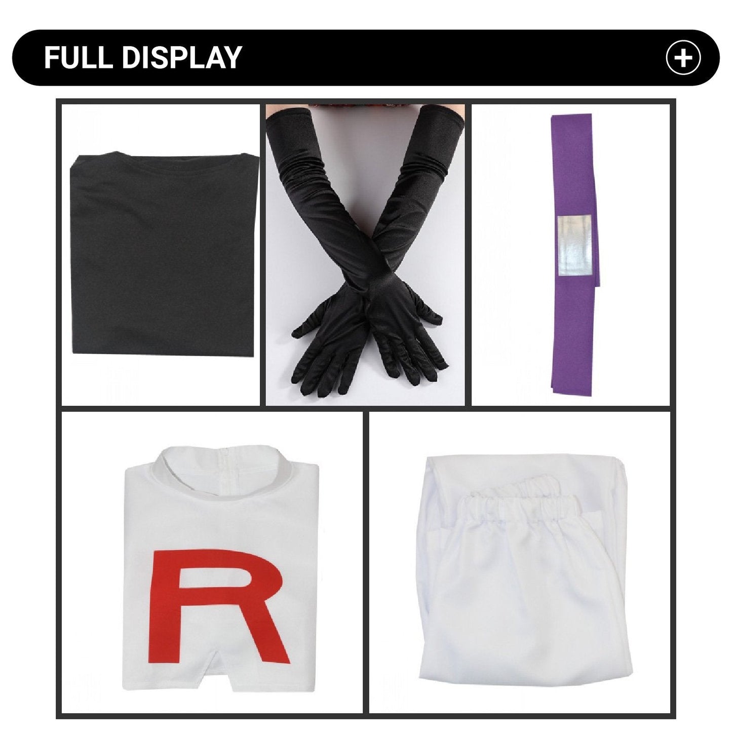 Pokémon Team Rocket James Cosplay Costume