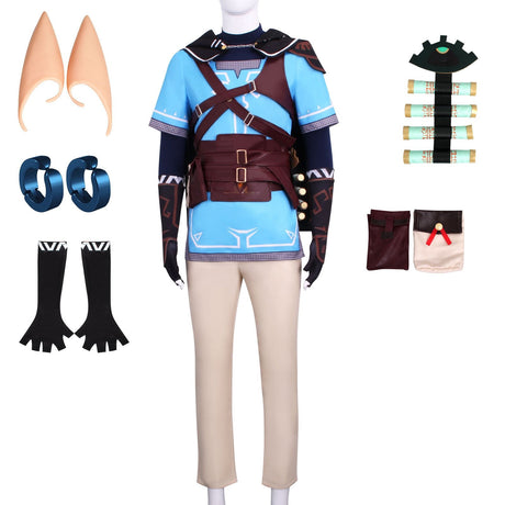 Zelda Tears Of The Kingdom Link Cosplay Costume