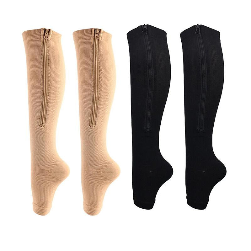 Premium Zip-Up Compression Socks