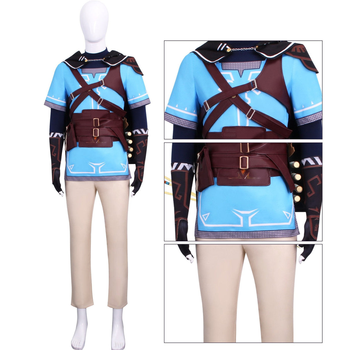 Zelda Tears Of The Kingdom Link Cosplay Costume