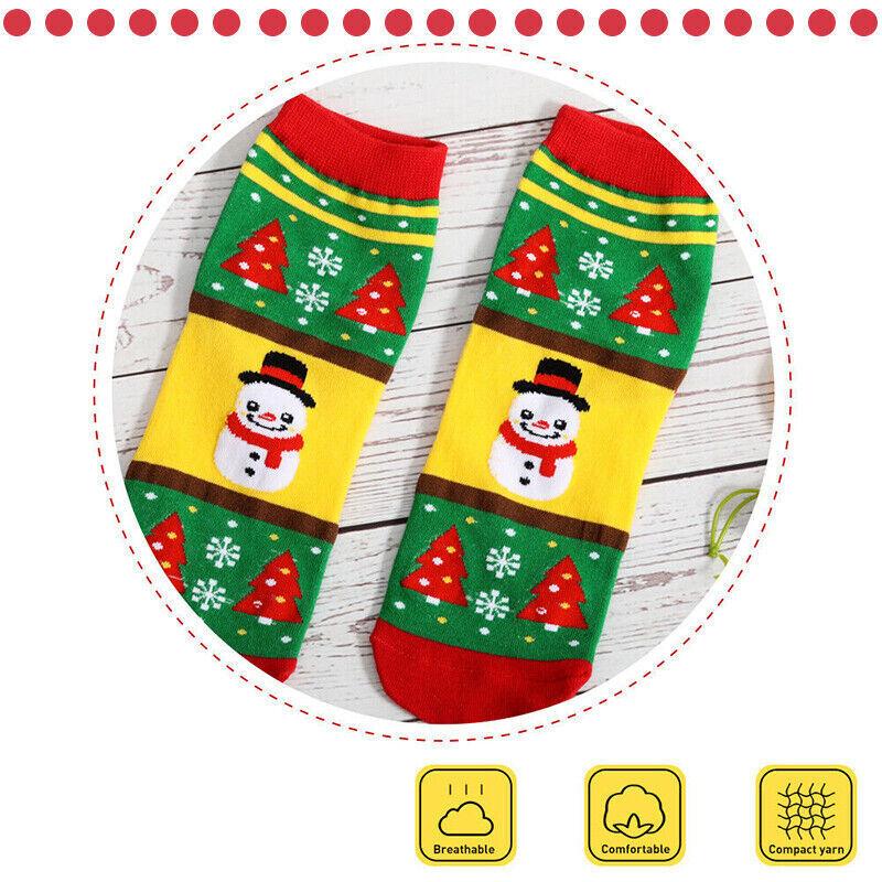 Christmas Cartoon Socks