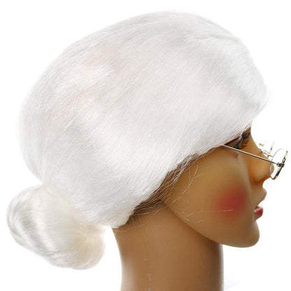 Authentic White Granny Wig