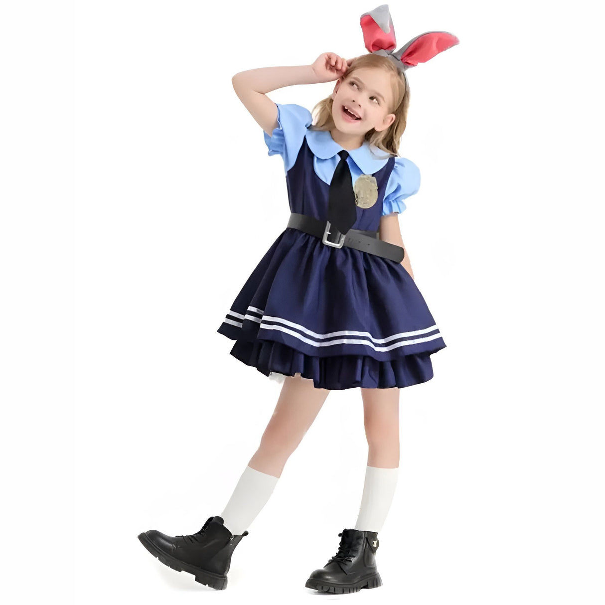 Zootopia Inspired Judy Hopps Police Kids Costume