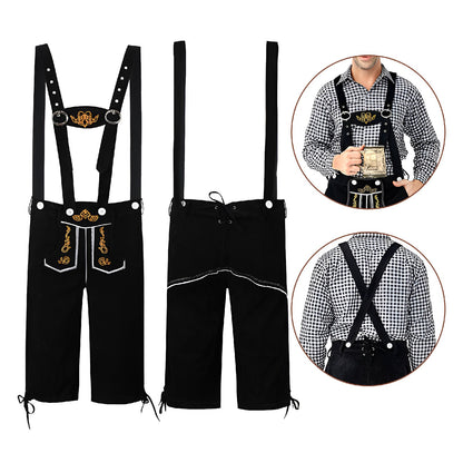 Traditional Bavarian Oktoberfest Lederhosen Outfit