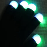LED Light-Up Black Gloves